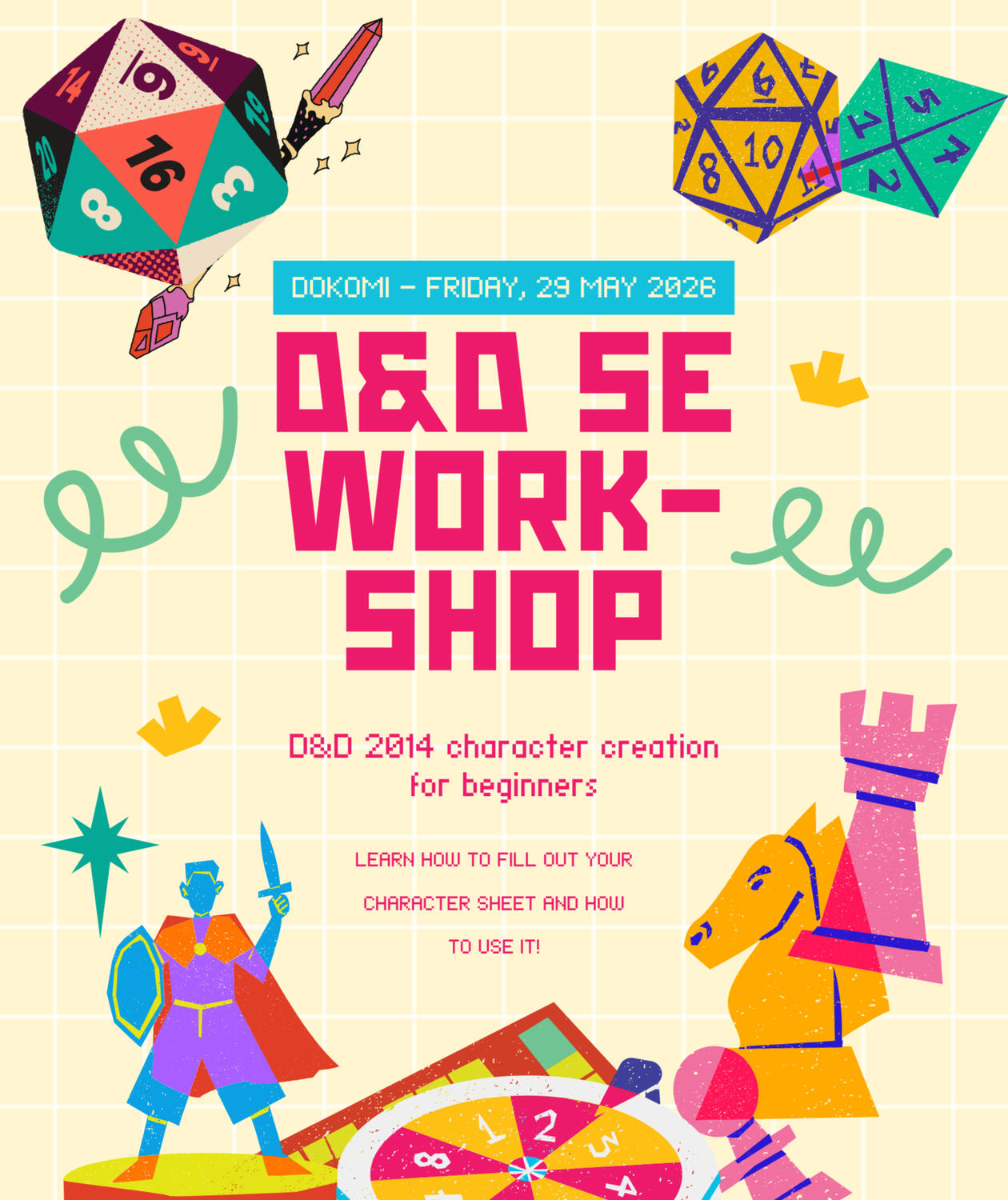 Cover of the ttrpg Inside the Lily Pond in green font on light yellow background