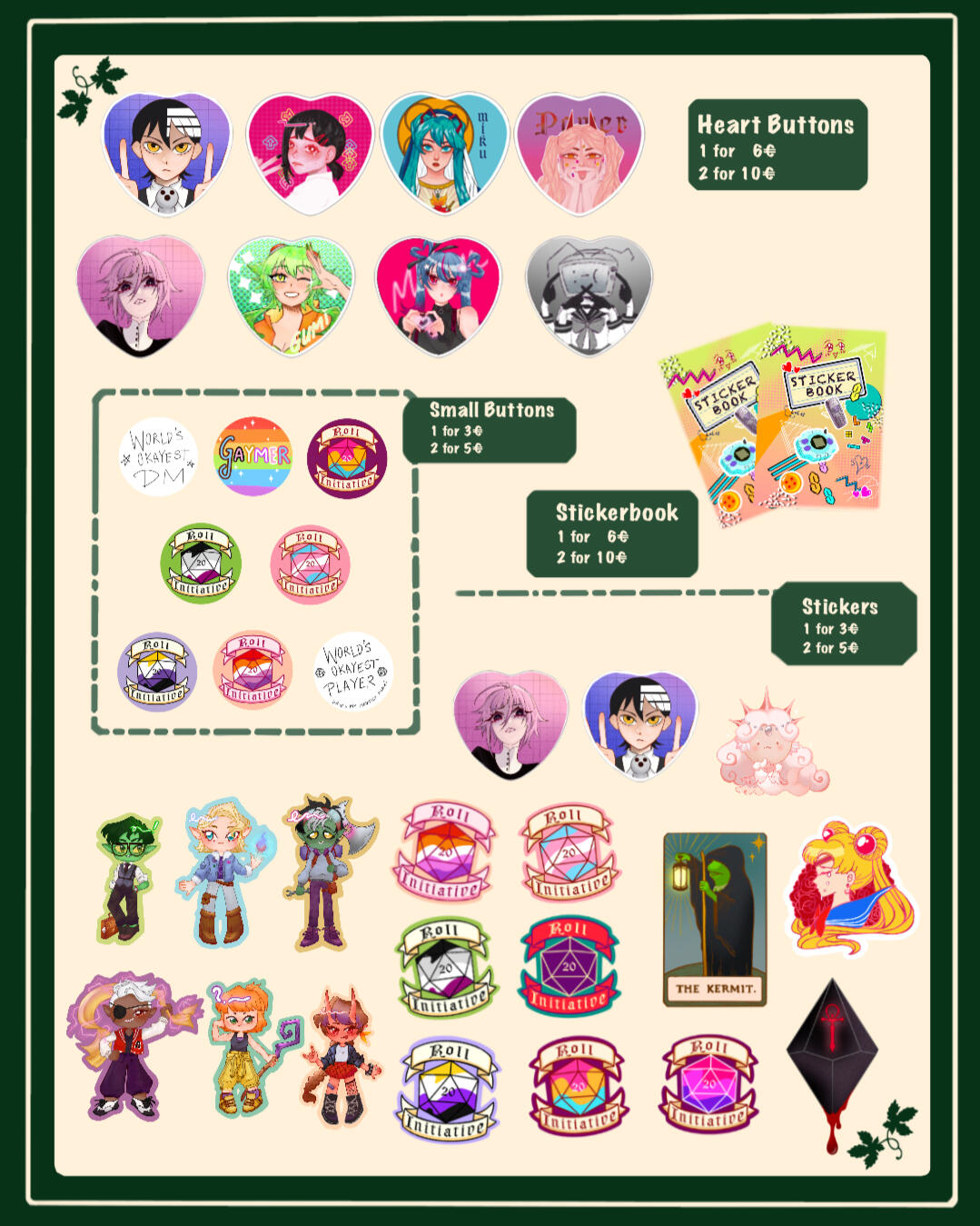 Cover of the ttrpg Inside the Lily Pond in green font on light yellow background